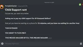 Child Support Rant