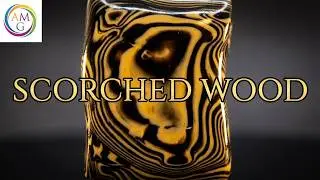 Easy Polymer Clay Veneer - Scorched Wood Effect - Polymer Clay Tutorial