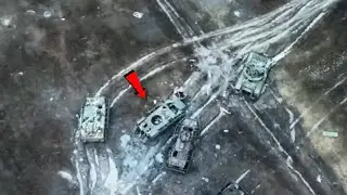 Ukrainians Bait Russian Tanks into a Trap.