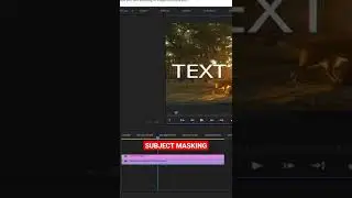 How to Create Subject Masking above Text in Adobe Premiere Pro