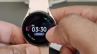 Galaxy Watch 5 tempered glass screen protector installation