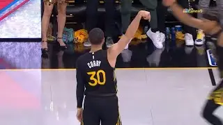 🔥 Steph's DEEP Transition 3 Crowd Hyped | Warriors vs Kings Game 3 04.20.23 | #NBA #Warriors