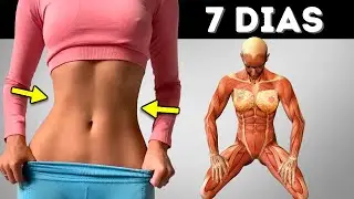 8 Exercícios Fáceis para Perder Barriga em 7 Dias | 15 Min Para Perder Barriga