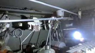 Close look inside 200 Watt Radiotelegraph  from Radiomarine Corp 1944
