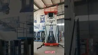 Vertical two mast lift.