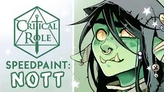 Nott the Brave | Critical Role SPEEDPAINT