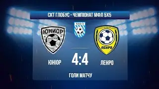 МФЛ ФОРМАТ 5Х5 І ЮНІОР - ЛЕНРО І ГОЛИ МАТЧУ