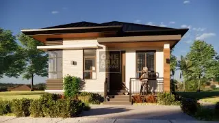 77 sqm. 3-Bedroom Bungalow House Design