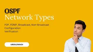 OSPF Network Types | P2P, P2MP, Broadcast, NBMA  | Urdu/Hindi