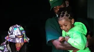 Cardi b, OffSet And Daughter Kulture Visit The Aquarium