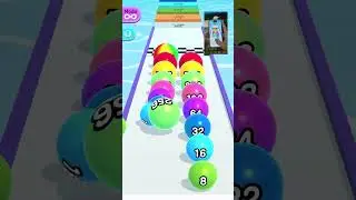 Ball Run 2048 Gameplay Walkthrough (Level 25) #Shorts #ballgames    #gaming #ballrace