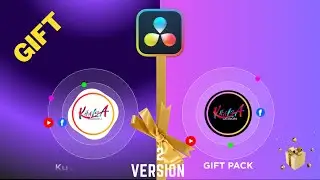 GIVEAWAY!! 🎁 | New Clean & Minimal Logo Version 2 | Davinci Resolve