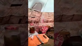 приехали на охоту на гуся ,палатка берег уп 5 первый тест