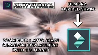 How To Zoom blur + 2 Shake Effects For Clean Edit | Filmora Inspired Shake | JocellObandoPH