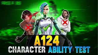 A124 Character Ability Test  | A124 Character Ability Full Details In Free Fire