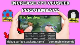 📱 Tutorial - How To Increase CPU Core Cluster Performance Android | Setedit Tweaks & Setprop Codes