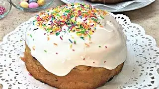 Идеальная Глазурь для Куличей/ Не крошится и не липнет к рукам.