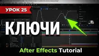 Анимация ТЕКСТА И ВИДЕО 🟥 Стили. Ключи анимации. Переходы между видео в After Effects Урок 25 ч.1