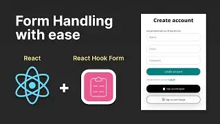 React form handling with React Hook Form 