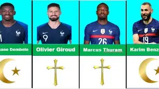 France World Cup Squad Religion, Christian, Muslim