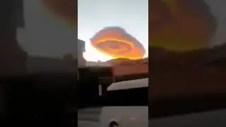 pray for turkey Weird UFO Shaped Cloud Spotted In Bursa, Turkey!