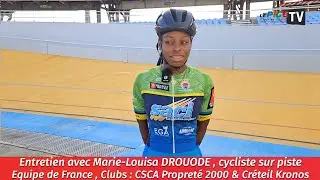 Entretien avec Marie Louisa Drouode, cycliste sur piste