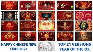 Happy Chinese New Year 2021 ultimate full pack (21 versions for social Post)