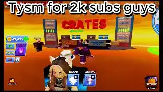 TYSM for 2k (violet valk and blade ball unboxing)