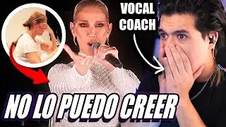 CÓMO LO HIZO?! CÉLINE DION en los JUEGOS OLíMPICOS | Vocal Coach | Ema Arias