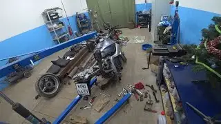 Yamaha FJR 1300. Как снять прогрессию и маятник. Подготовка к мотосезону 2022. Часть 3.