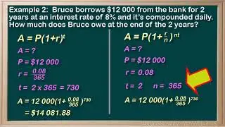 WCLN - Compound Interest 5 - Solving for A