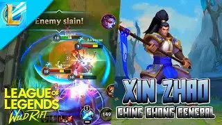 XIN ZHAO JUNGLE GAMEPLAY | WILD RIFT CLOSE BETA | League of legend: Wild Rift