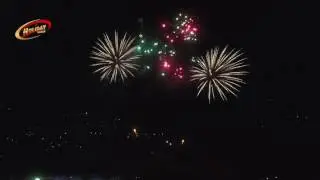 Pyromusical fireworks. Wedding in Yerevan 02.10.2016 (Music: Artsakh by Ara Gevorgyan)