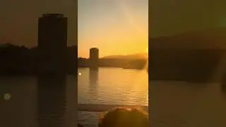 Sunrise view from Piraeus Port , Greece 🇬🇷 | #sunrise #greece #shorts #ytshorts