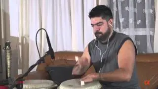 Homenaje de Celio González Jr. a su Padrino y Casa de Santo