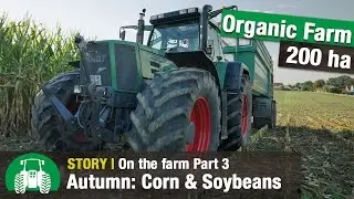 Organic Farm Breitsameter Part 3: Maize and soybean harvest | Bichler Organic Farm | John Deere