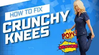 How to Fix Crunchy Knees! 9 stretches to get it DONE FAST!