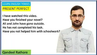 PRESENT PERFECT TENSE EXPLAINED| Qandeel Rathore