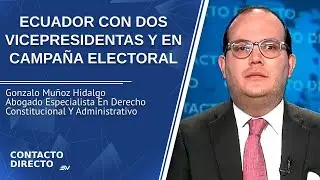 Entrevista con Gonzalo Muñoz Hidalgo - Abogado Especialista En Derecho Constitucional | Ecuavisa