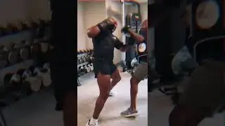 Mike tyson shows speed in his training footage. #miketyson #jakepaul #shorts
