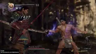 Nioh 2 NG+ Solo lvl 1 vs Maeda Keiji (No Damage/Armor/Items/Yokai Shift/Ninjutsu/Onmyo)
