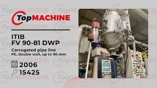 ITIB FV 90-81 DWP Corrugated pipe line used