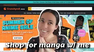 Crunchyroll's HUGE Summer Sale | Chill Manga Shopping with me ❀