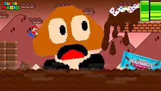 Super Mario Bros., but the Floor is Chocolate...