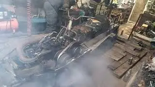 Снегоход Рысь 113 проверяем работу