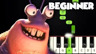 Shiny - Moana | BEGINNER PIANO TUTORIAL + SHEET MUSIC by Betacustic