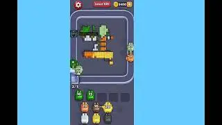 Pixel Flow Level 106 Very Hard. Walkthrough Gameplay