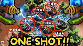 One Shot Clan Capital Districts | BEST Clan Capital Attack Strategies | Clash of Clans
