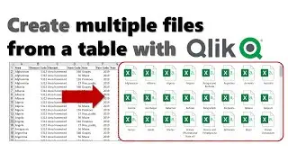 For loop and variables in Qlik Sense Script - Split a table in multiple files