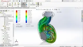 CFD Analysis Centrifugal Pump use Solidworks
